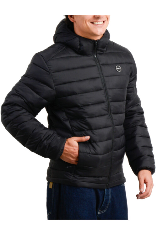 Campera Puffer O'Neill Windbreaker Negro