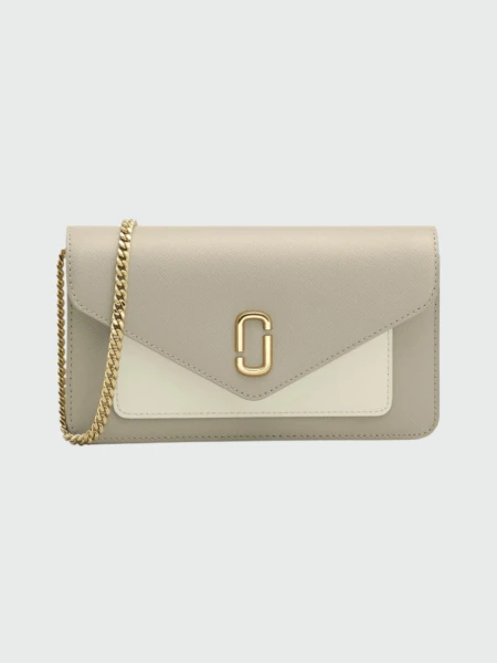 Marc Jacobs - Cartera con cadena, LongShot Beige