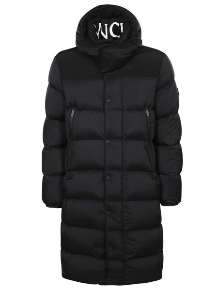 Moncler -Campera estilo parka impermeable con capucha desmontable rellena de plumas, Hanss Negro