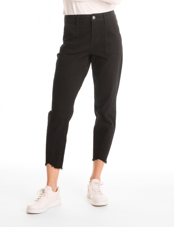 Pantalon Crop NEGRO