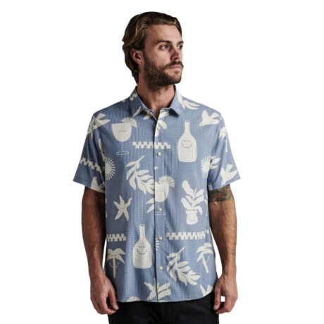Camisa Roark Bless Up Celeste