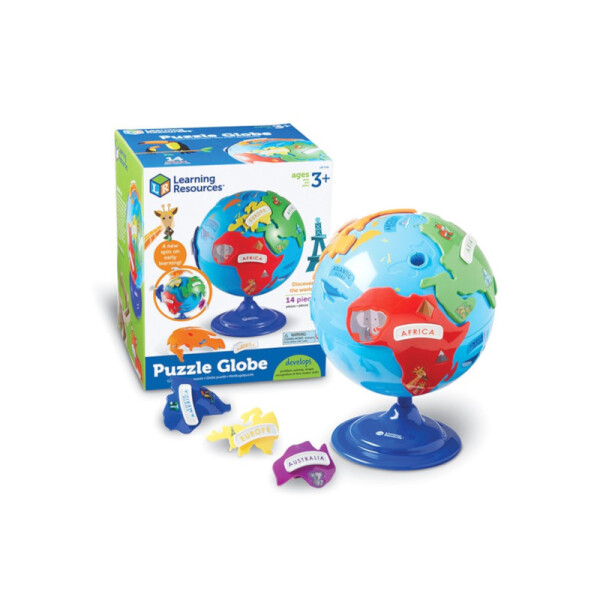 Puzzle globo terraqueo - Learning Resources Única