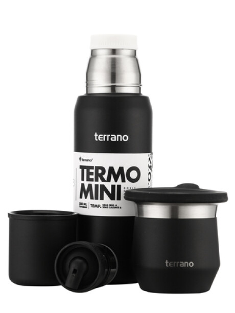 Kit Termo Mini + Mate Flap Negro