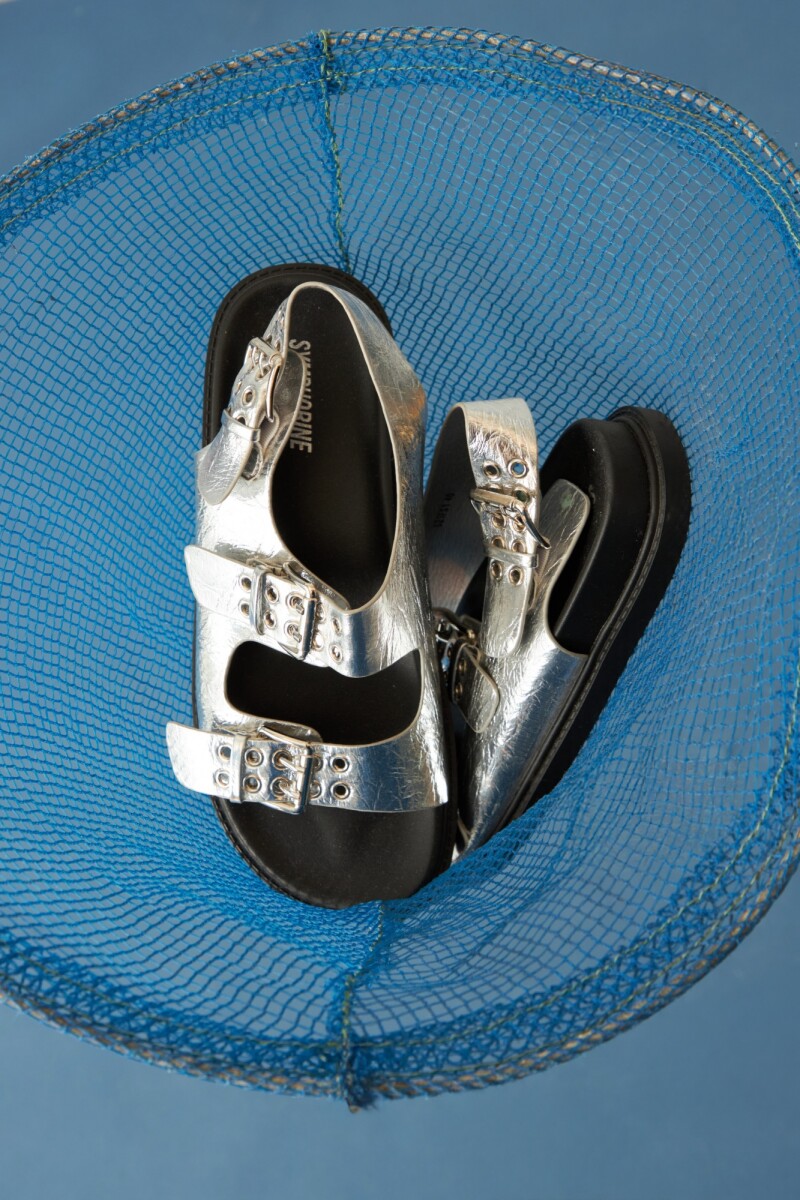 Sandalia oasis - plateado 