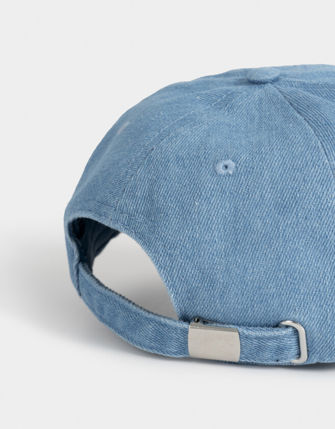 Caps Gorra Denim Efecto Lavado - Rosa Viejo