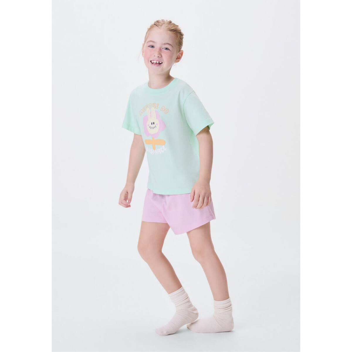 PIJAMA MM FEM - VERDE LIMA 