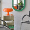 Lampara de mesa retro Mushroom naranja