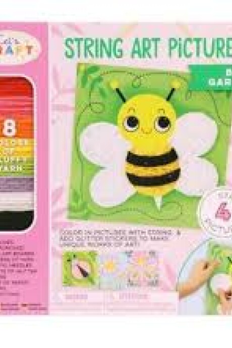 KIT DE ARTE EN HILO ABEJA KIT DE ARTE EN HILO ABEJA