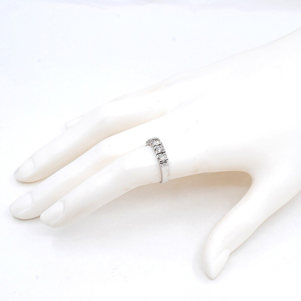 Anillo Medio Sin Fin En Oro Blanco 18K Anillo Medio Sin Fin En Oro Blanco 18K