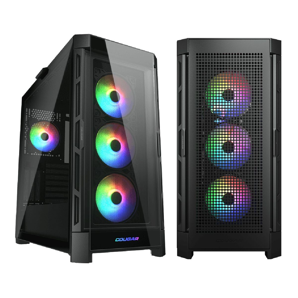 Gabinete Cougar Duoface Pro Rgb Black 