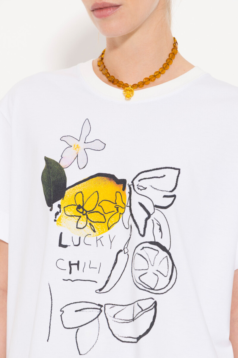 REMERA ITALIA Blanco