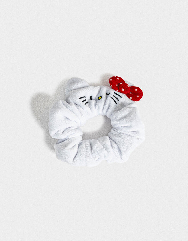 Gomitas Infantiles Licencias Scrunchie "hello Kitty" - Combinacion Multicolor
