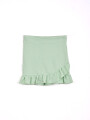 CONJUNTO BLUSA Y SHORT POLLERA VERDE CLARO