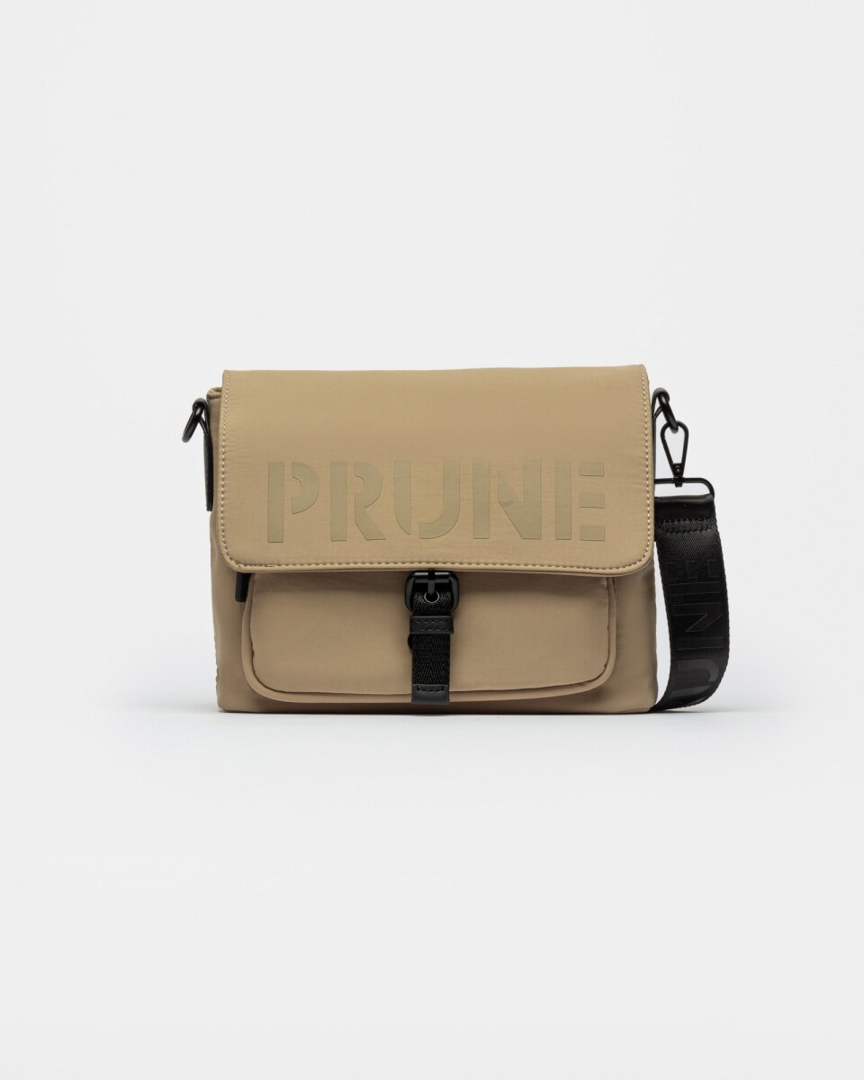 Bandolera Flight En Nylon - Taupe 