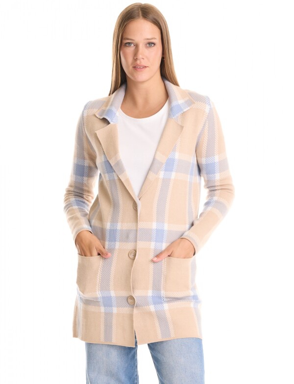 Cardigan Cuadrille MULTI/BEIGE