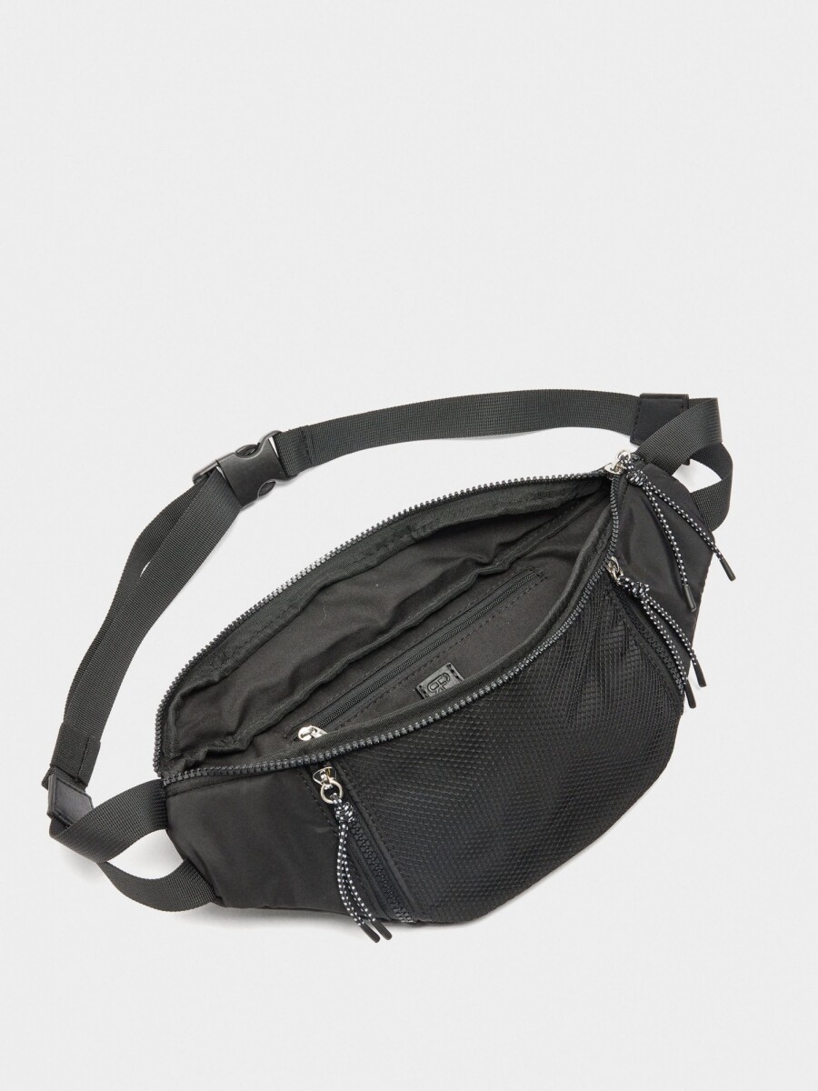 Riñonera De Nylon negro