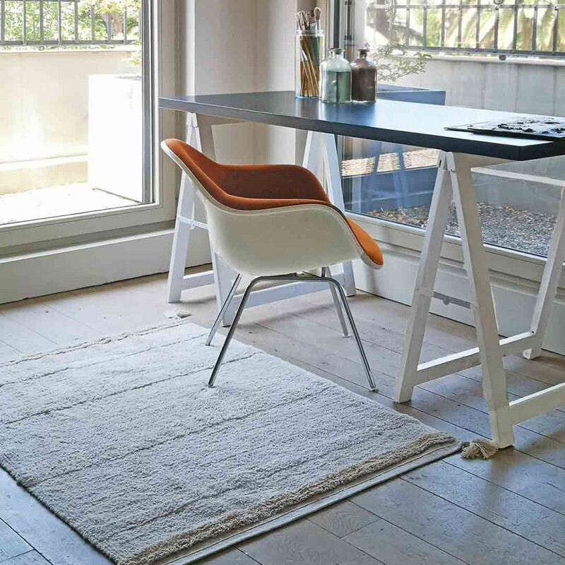 Alfombra lavable Bloom Natural XS
