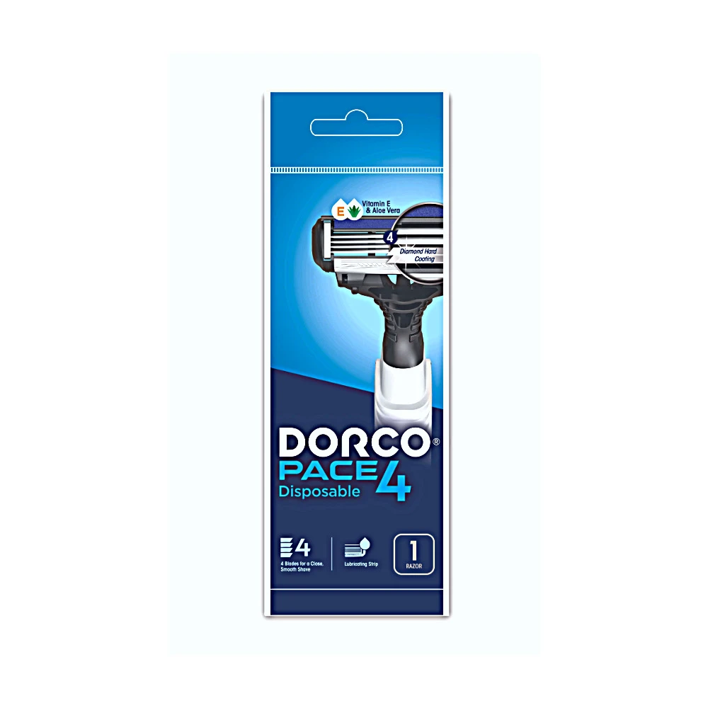 DORCO MAQUINA DE AFEITAR PACE 4H UNID.