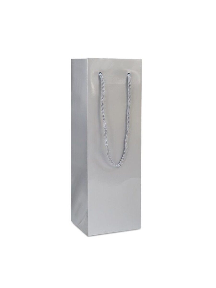 BOLSA PARA BOTELLA - gris plata 