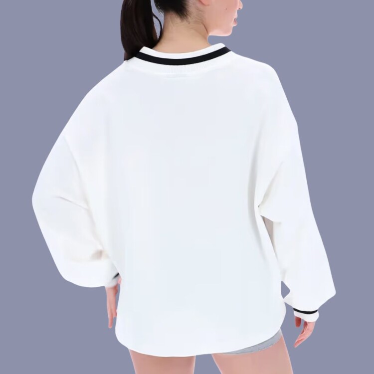 BUZO MUJER FIT V-NECK PULLOVER FILA Blanco