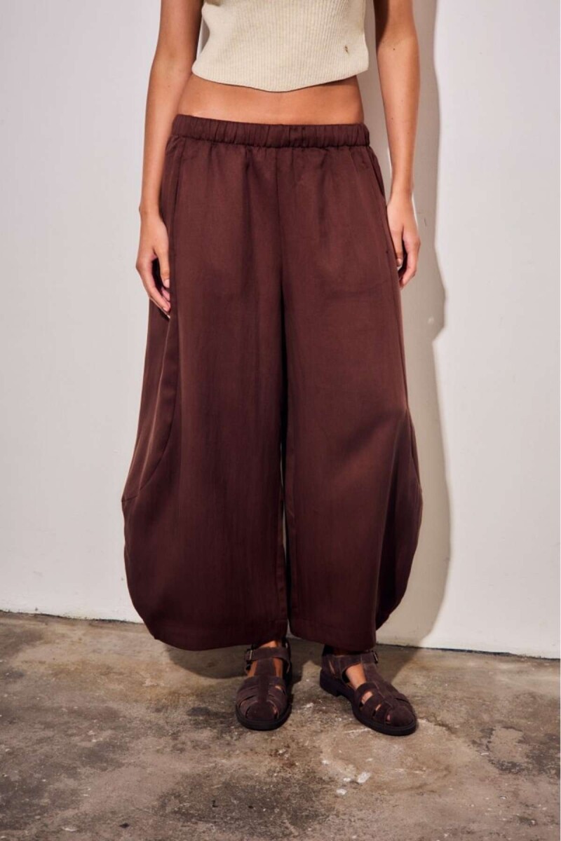 Babucha Lyocell - Marron 