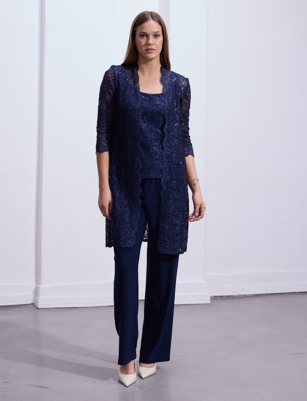 Set Noche 3 Pcs Pant AZUL