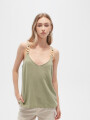 Musculosa Zelofa Verde Azulado