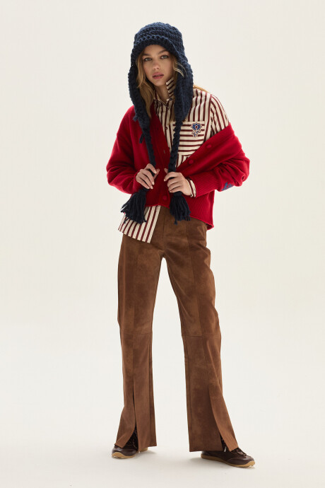 Cardigan Winter Rojo