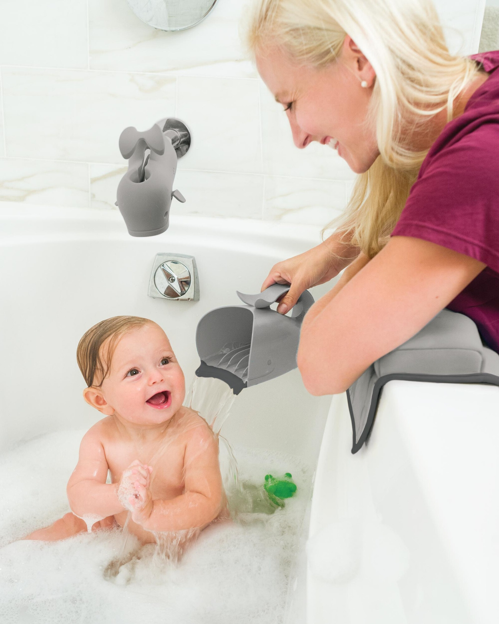 Jarra para enjuague de baño, gris Jarra para enjuague de baño, gris