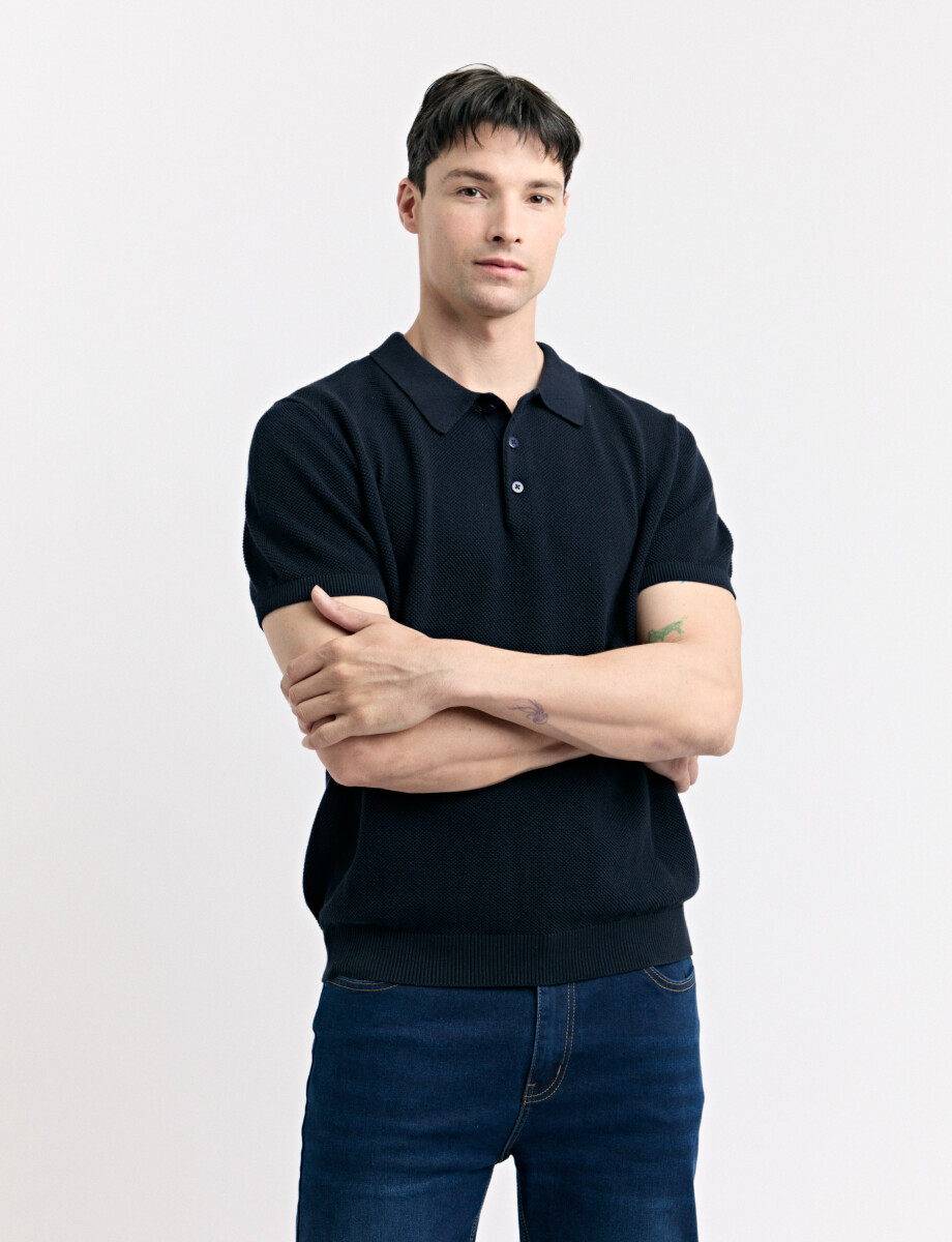 REMERA HARRY - Azul Oscuro 