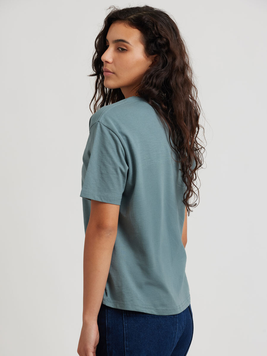 T-SHIRT ASHLIL DIXIE Azul Piedra