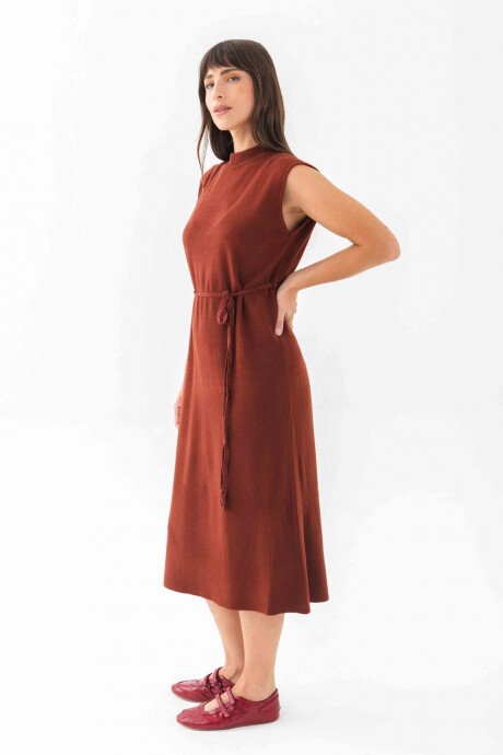 Vestido Larisa Terracota