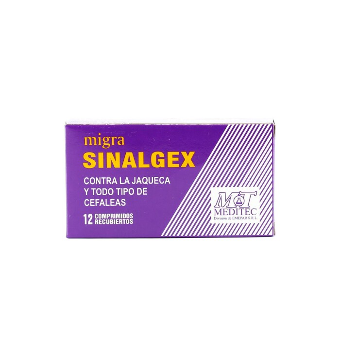 MIGRA-SINALGEX CJ X 12 COMPRIMIDOS única