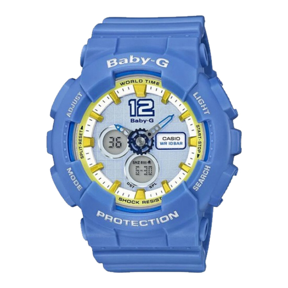 Reloj CASIO BABY-G BA120-2BDR en Resina Celeste Esfera 46mm 