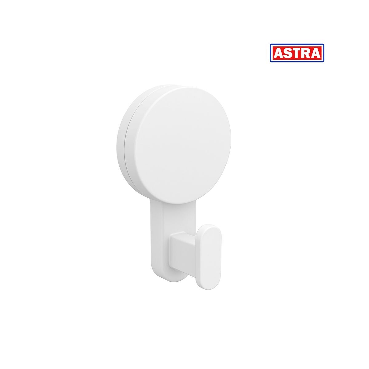 PERCHA AUTOADHESIVA BLANCA ASTRA Percha Autoadhesiva Blanca Astra