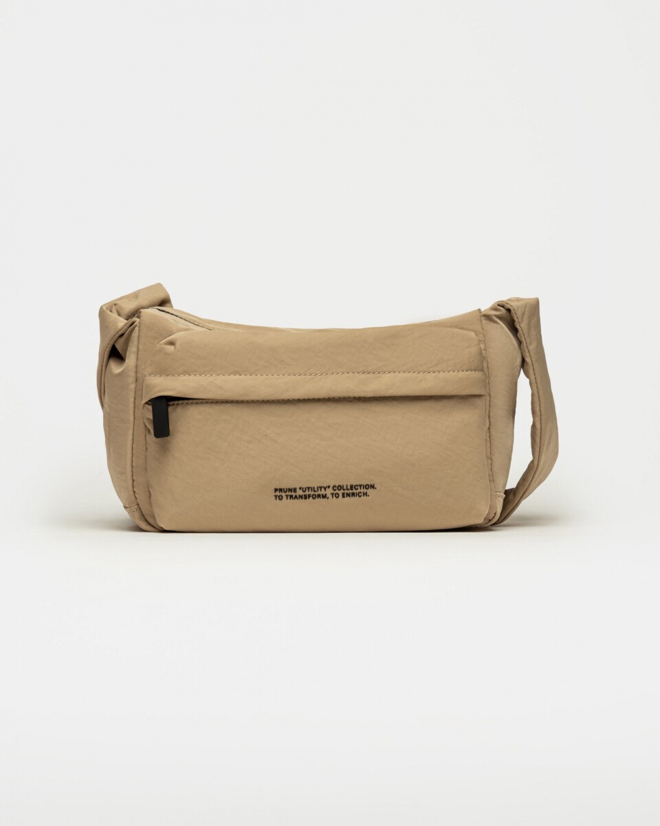 Bandolera Jet en nylon - Taupe 
