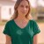 Remera Casual. Verde
