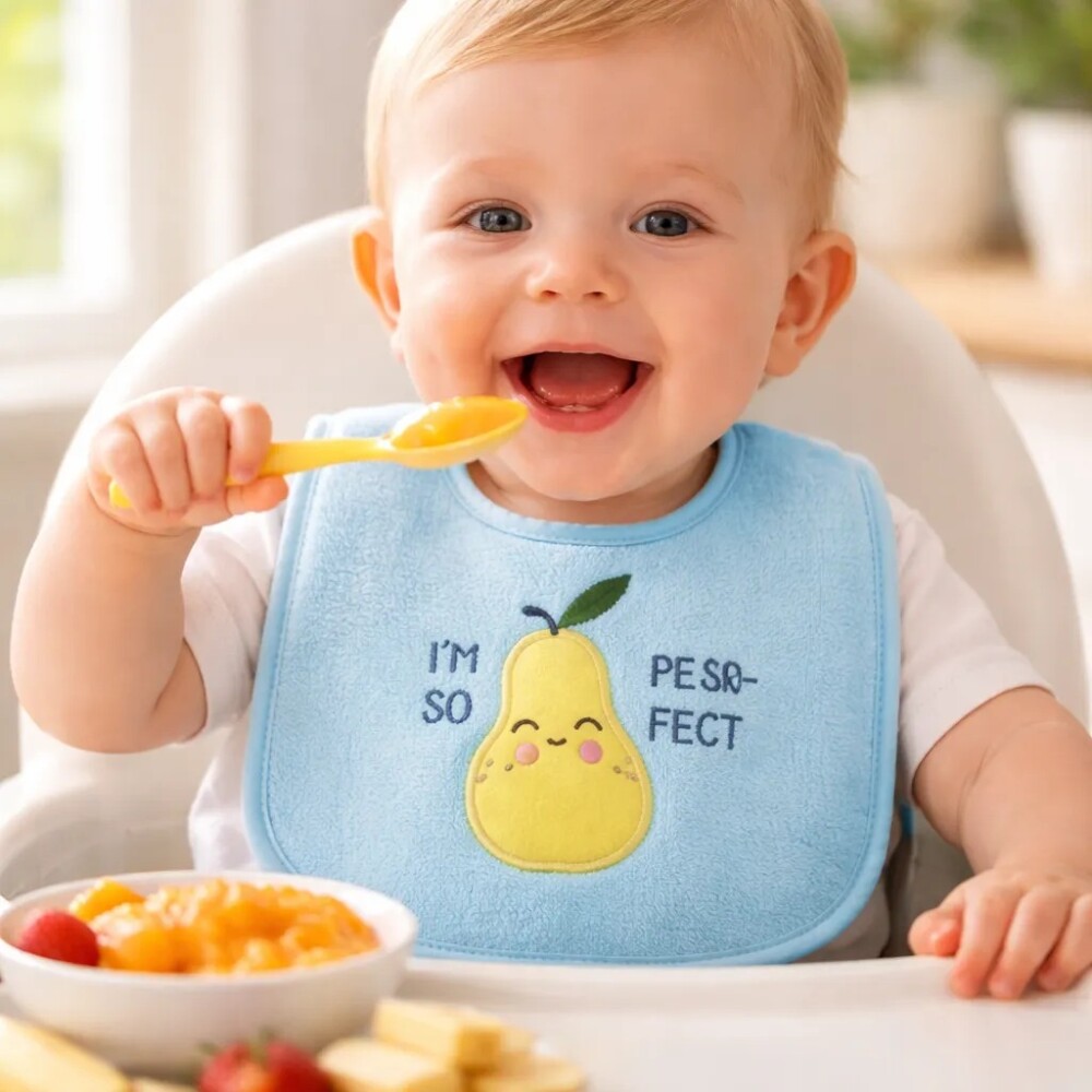 Set x4 baberos Lfriends impermeables pera rosado