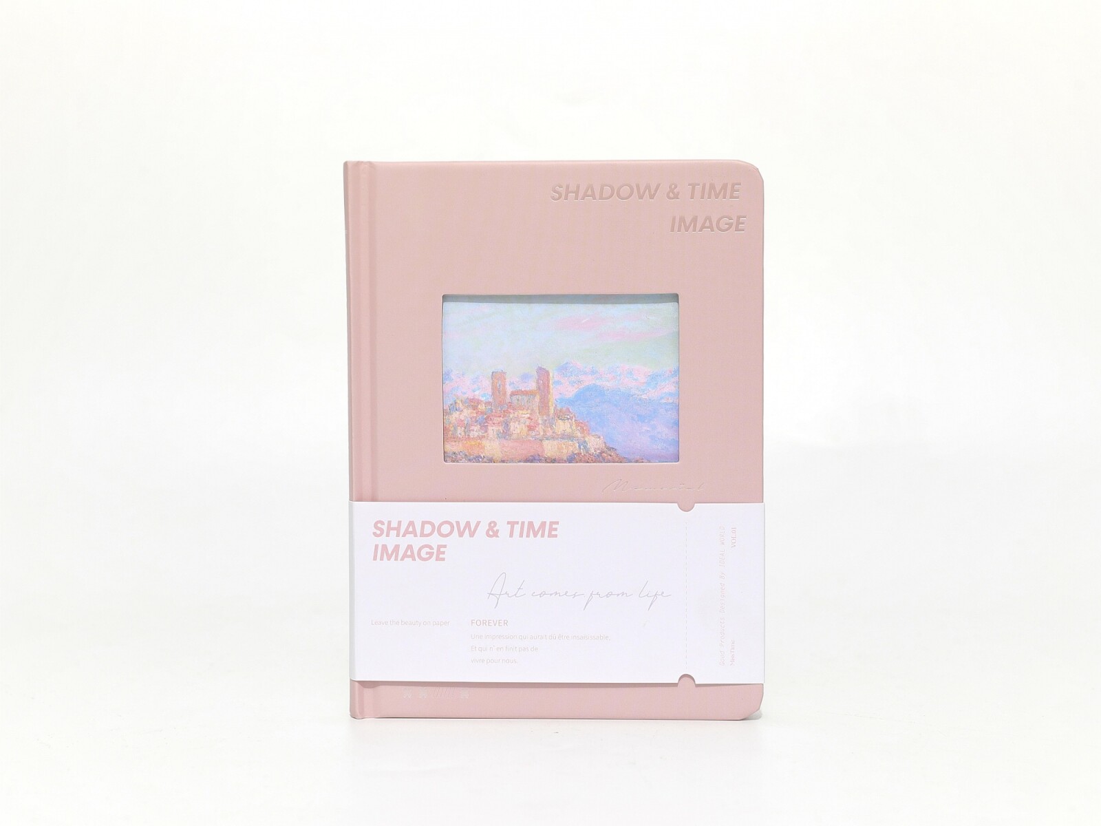 CUADERNO DE TAPA DURA DE 36K (IMAGEN DE SOMBRA Y TIEMPO/CIUDAD COSTERA) 