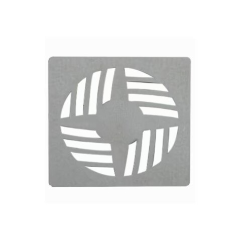 Rejilla plástico cromado 10x10 cm Rejilla Plástico Cromado 10x10 Cm