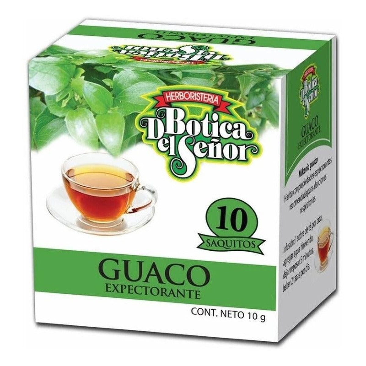Botica del Señor té x10 saquitos - Guaco 