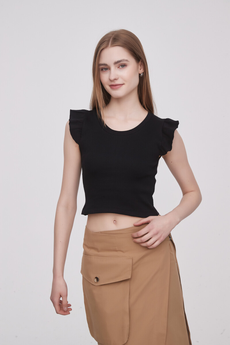 Remera Cetine - Negro 