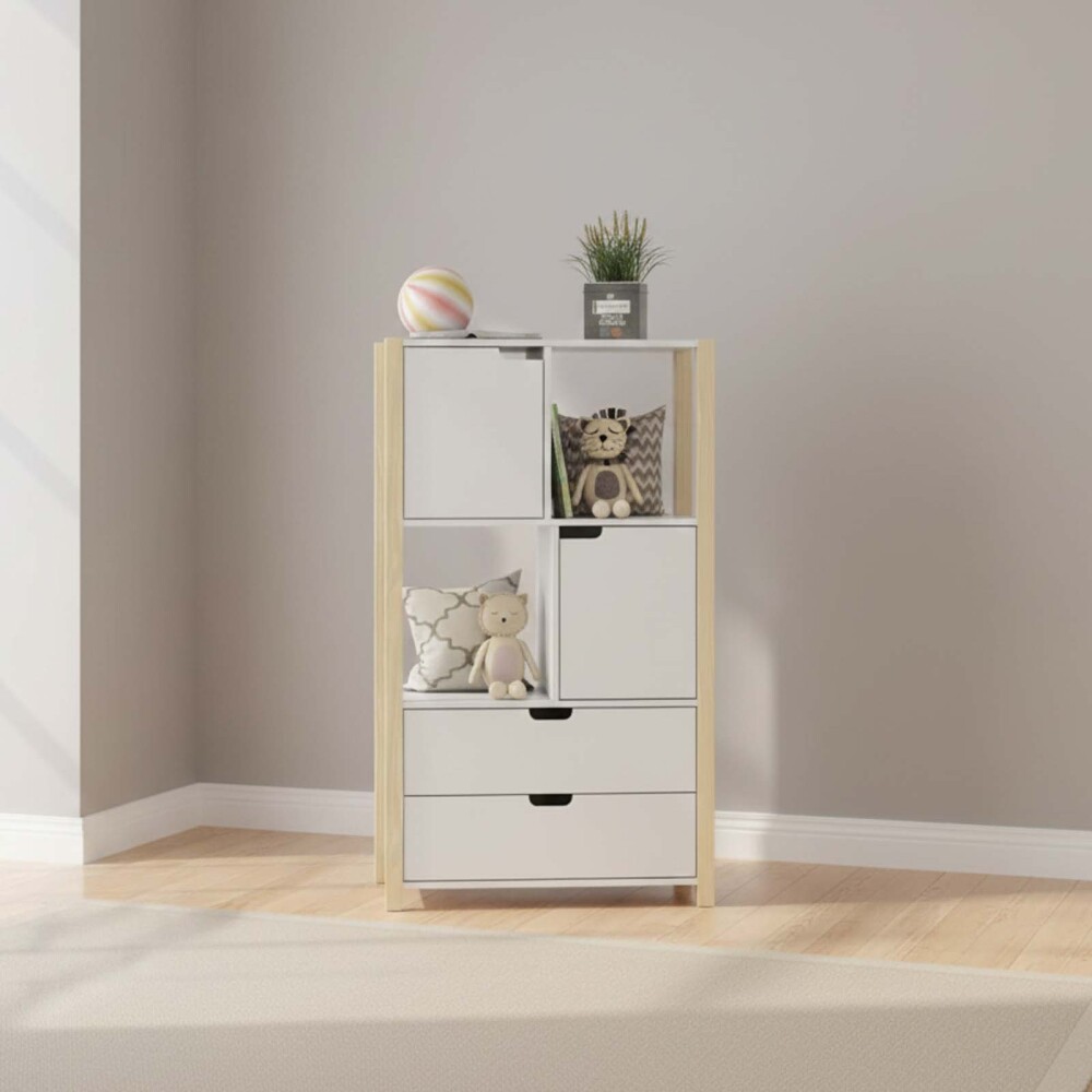 ORGANIZADOR MDF-Y-MADERA BLANCO FELICITAS