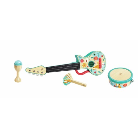 Set ukelele y otros 4 en 1 Set ukelele y otros 4 en 1