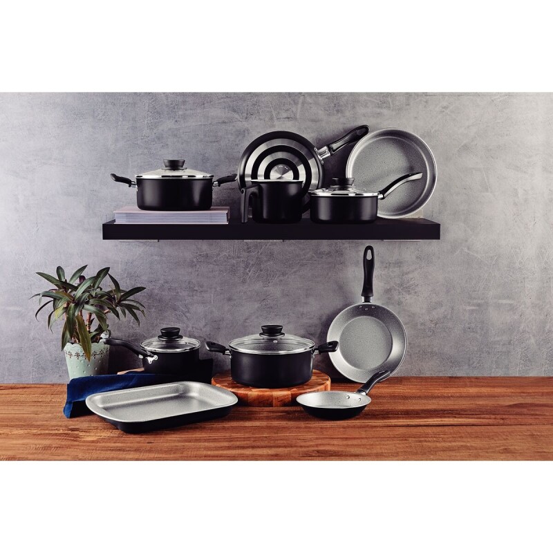 Batería De Cocina 10pzas Negro - 28299/007 - Tramontina Batería De Cocina 10pzas Negro - 28299/007 - Tramontina