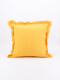 FUNDA DE ALMOHADON MOSTAZA