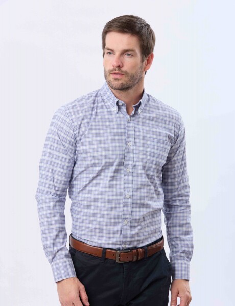 CAMISA SPORT A CUADROS Unico
