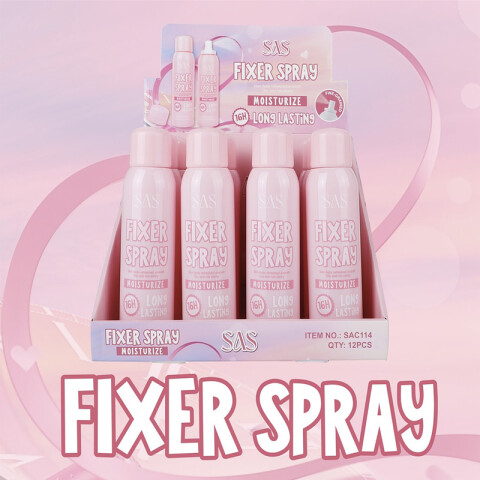 SAS Spray fijador de maquillaje larga duración Sas Spray Fijador De Maquillaje Larga Duración