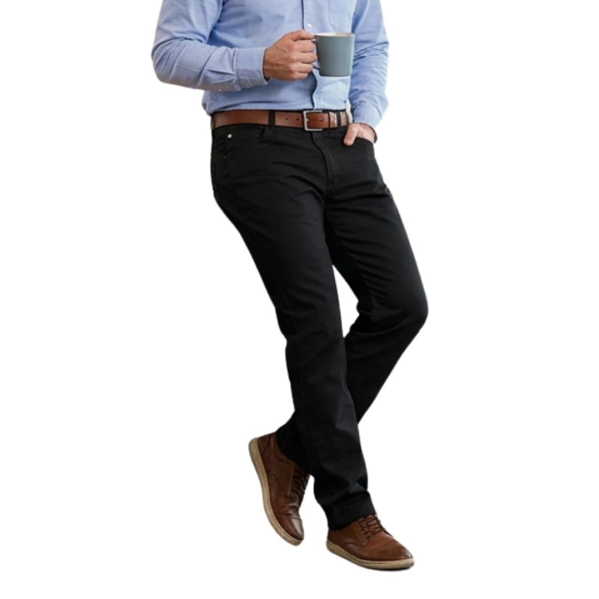 Pantalón gabardina de trabajo - Negro 