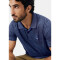 CAMISA POLO MM MASC AZUL MEDIO